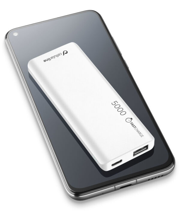Cellular Line FreePower Slim 5000Mah Bianco